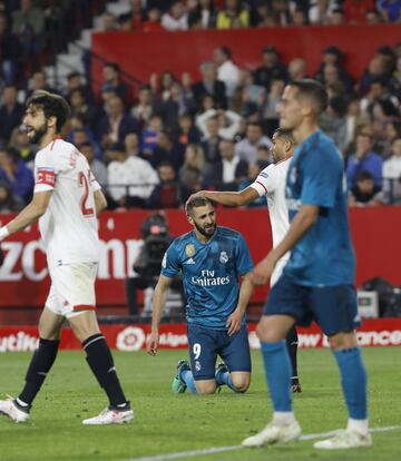 Benzema y Mercado.