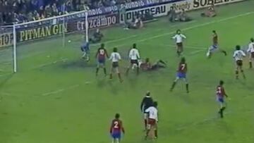 Noveno gol del España 12-1 a Malta.