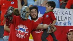 Rueda, tranquilo pese a la caída: "Fue un buen juego de Chile"