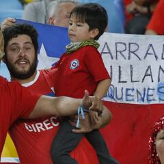 Copa América: belleza y color en el duelo entre Chile y Uruguay