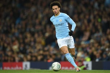 Sané has netted nine times so far this season for Premier League leaders Manchester City.