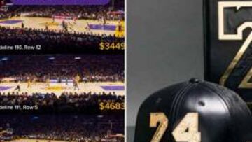 Adiós de Kobe: ¿15.000 dólares una entrada? ¿38.000 una gorra?