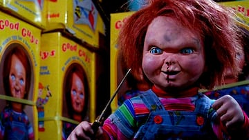 muñeco diabolico orien charles lee ray chucky donde ver el muñeco diabolico netflix hbo disney apple skyshowtime tv mejores peliculas de terror peliculas de muñecos juguetes malditos posesiones