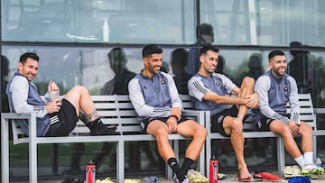 El delantero uruguayo tuvo su primer entrenamiento y encuentro con la prensa como jugador de la MLS.