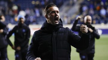 El estratega lo prometi&oacute; y lo cumpli&oacute;. Tras el t&iacute;tulo de su equipo en la MLS, rob&oacute; reflectores con su celebraci&oacute;n en la cancha del Providence Park.