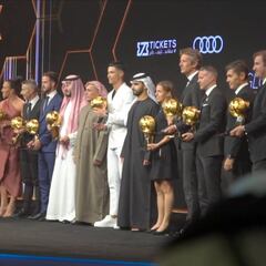 Cristiano Ronaldo y João Félix, protagonistas de los Globe Soccer Awards en Dubái