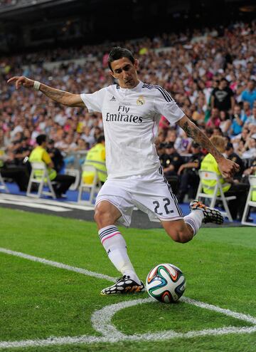 The Argentinean was a firm crowd favourite at the Bernabéu from 2010 until 2014. After a single season at Manchester United, he moved to the Parc des Princes in 2015 and remains there still, with 184 appearances and 72 goals to his name.