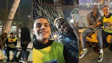 Echan a un steward-tifoso y Osimhen se enfada: “¿Cuánto cobras? Yo me encargo...”