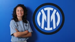 Ivana Andrés, presentada como jugadora del Inter.