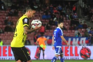 Carlos Escobar (San Luis): El 'Patrón del gol' respondió con seis anotaciones en 14 partidos.