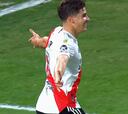 ¡Y lo empató River! Julián Álvarez de cabeza hizo el primero del Millo contra Boca