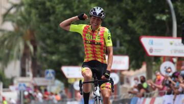 Mavi García celebra su victoria en La Nucía.