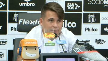 El mensaje de Soteldo a la U en su presentación con Santos