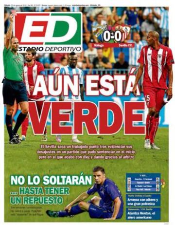 Portadas de la prensa deportiva