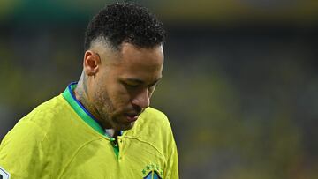 Neymar, durante el partido contra Venezuela.