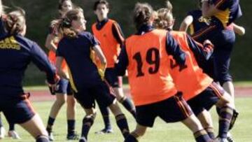 <b>CONCENTRADAS. </b>La Selección absoluta ultima en Las Rozas los detalles para el partido ante Suiza.