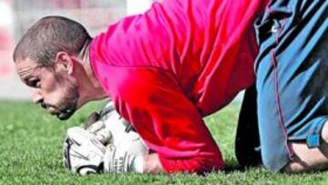 <b>PREPARADO... </b>Dani Mallo, en un entrenamiento reciente.