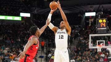 LaMarcus Aldrige, durante un partido de la NBA de San Antonio Spurs