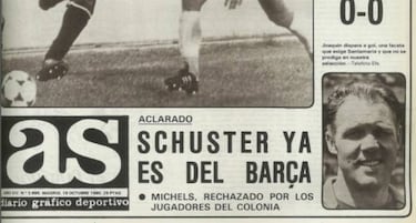 Bernd Schuster: "It was love at first sight; I felt like a god in Barcelona"