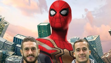 Spider-Man No Way Home calienta el derbi madrileño junto a Koke y Lucas Vázquez