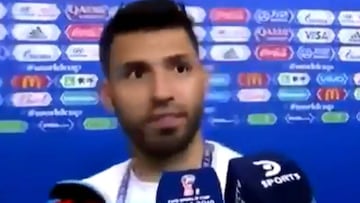 "Que diga lo que quiera": El 'desaire' de Agüero a Sampaoli