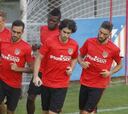 Tiago se entrenó con el grupo