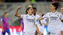 Soccer Football - Women's Champions League - Group A - Vllaznia v Real Madrid - Loro Borici Stadium, Shkoder, Albania - October 20, 2022 Real Madrid's Olga Carmona celebrates scoring their second goal REUTERS/Florion Goga