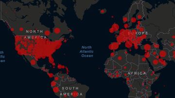 Mapa del coronavirus en el mundo, en tiempo real hoy, 21 de abril: casos y muertos