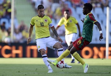 Colombia muestra buen fútbol ante Camerún