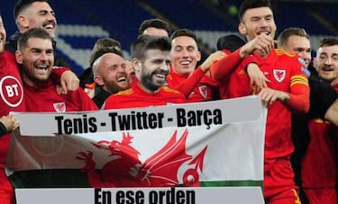 La bandera de Bale se hace viral: "Fuenla. Orgullo. Humildad"