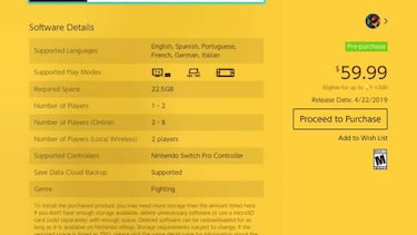 Mortal Kombat 11 para Nintendo Switch pesará con parche más de 22 GB