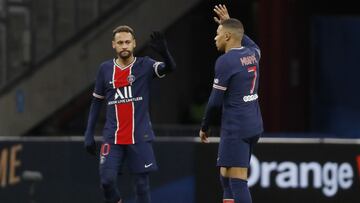Neymar y Mbappé.