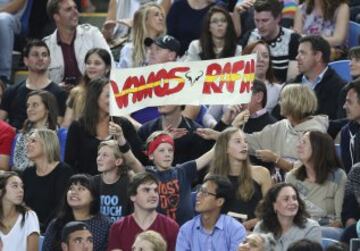 Los tenistas españoles se enfrentaron en el Melbourne Park en un evento benéfico que destinará lo recaudado a programas de las fundaciones del tenista y de la Australian Tennis.