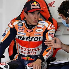 Márquez: "Nunca me había caído dos veces en una vuelta"