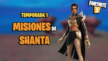 Misiones de Shanta en Fortnite: todas las ubicaciones de fragmentos de gemas