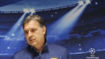 Gerardo "Tata" Martino, en Milán.