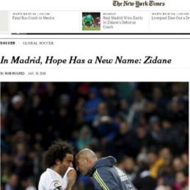 Grandes elogios: “La esperanza tiene un nuevo nombre: Zidane”