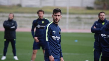 Bueno se entrena con el Málaga