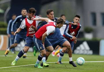 El entrenamiento de la Selección en Ezeiza, en imágenes