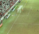 La noche de Viveros en Athletico Paranaense: gol y dos penales errados