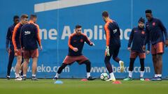 Entrenamiento del Barcelona