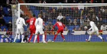 2-1. Iago Aspas marcó el primer tanto sevillista.