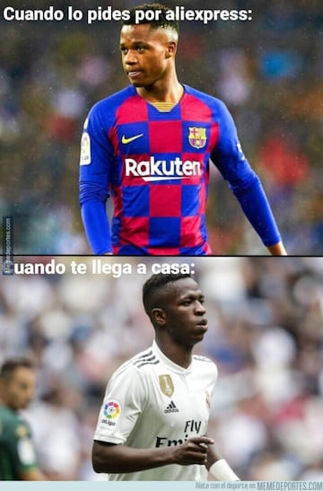Real Madrid y Barcelona, protagonistas de los mejores memes de la jornada