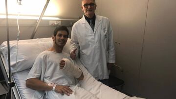 Jordi Torres operado con ¨¦xito del pulgar de la mano izquierda