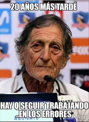 Los mejores memes que dejó la nueva derrota de Colo Colo