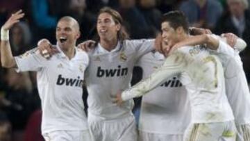 <b>MUCHA VENTAJA. </b>El 1-2 del pasado sábado en Barcelona le ha dejado al Madrid la Liga en bandeja.