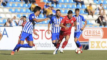 Borja Valle fue el mejor del Depor en el empate ante la Ponferradina