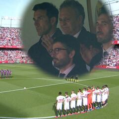 Precioso homenaje del Sevilla a Roberto Alés con el himno de 'El Arrebato' personalizado para él