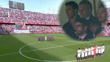 Precioso homenaje del Sevilla a Roberto Alés con el himno de 'El Arrebato' personalizado para él