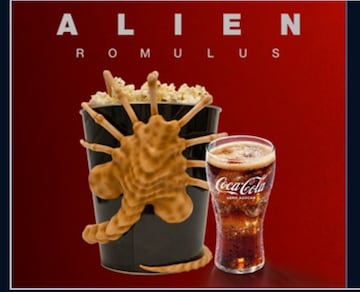 Alien Romulus cubo palomitas en España cómo es dónde comprar